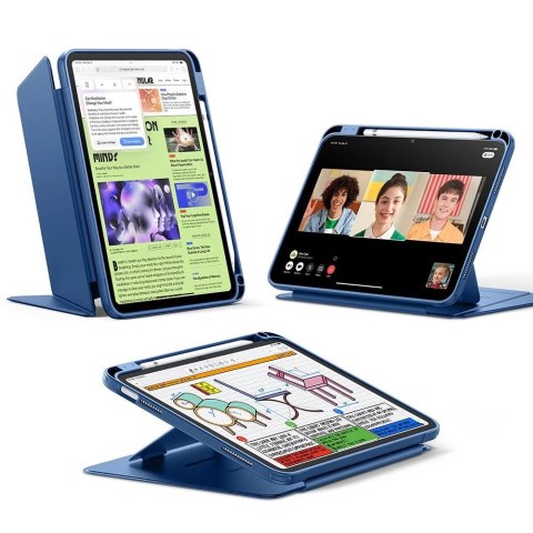 Etui ESR Flip Hybrid na iPad 10.9" 2022 / iPad 11" 2024 - niebieskie