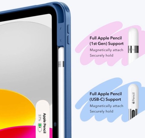 Etui ESR Flip Hybrid na iPad 10.9" 2022 / iPad 11" 2024 - niebieskie