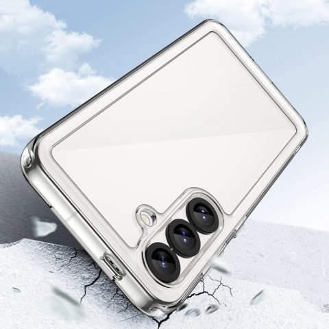 Etui Outer Space Case z żelową ramką na Nothing Phone (3a) - przezroczyste