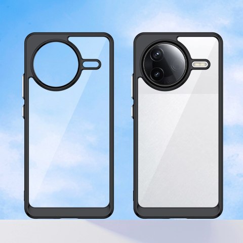 Etui Outer Space Case z żelową ramką na Xiaomi Poco F7 Ultra - czarne