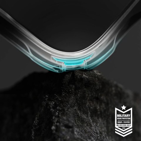 Etui Ringke Fusion X na Nothing Phone 3A Pro - przeezroczysto-szare