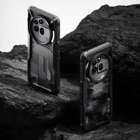 Etui Ringke Fusion X na Nothing Phone 3A Pro - przeezroczysto-szare