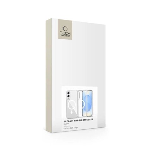 Etui Tech-Protect FlexAir Hybrid MagSafe na Samsung Galaxy S25 Edge - przezroczyste