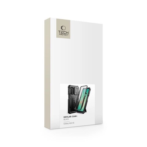 Etui Tech-Protect Kevlar Cam+ na Samsung Galaxy A26 5G - czarne