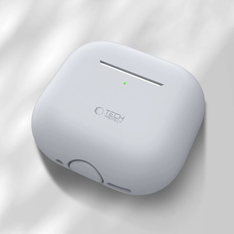 Etui Tech-Protect Silicone na Apple AirPods 4 - szare