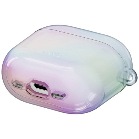Etui UNIQ Iridescia na AirPods 4 Hang Case - holo biał