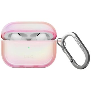 Etui UNIQ Iridescia na AirPods Pro 2 Hang Case - holo różowe