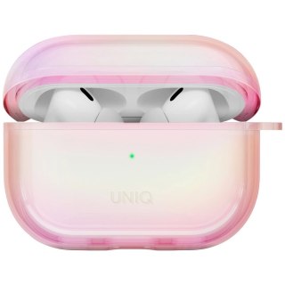 Etui UNIQ Iridescia na AirPods Pro 2 Hang Case - holo różowe