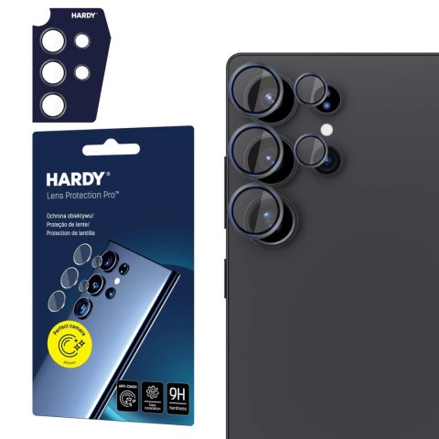 Szkło na obiektyw 3mk HARDY Lens Protection Pro do Samsung Galaxy S25 Ultra - czarne