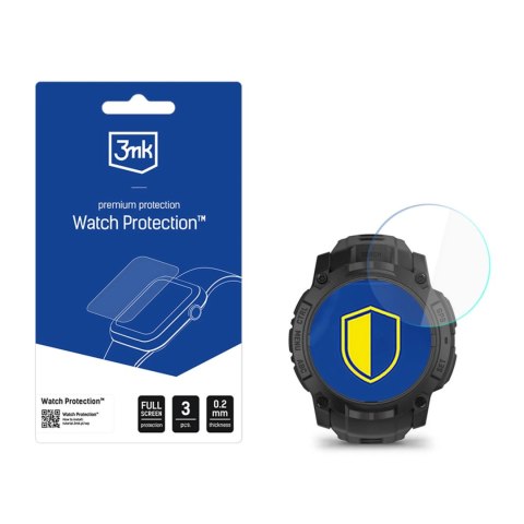 Szkło ochronne na ekran smartwatcha 3mk Watch Protection FlexibleGlass na Garmin Instinct 3 Tactical Edition 50mm