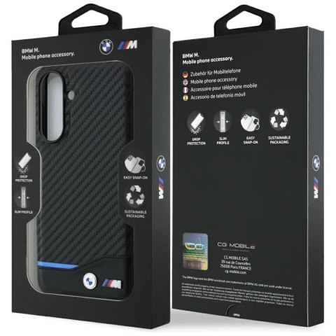 Etui BMW M Carbon na Samsung Galaxy A56 - czarne