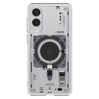 Etui Spigen Ultra Hybrid Mag z MagSafe na Samsung Galaxy S25 Edge z nadrukiem - przezroczyste
