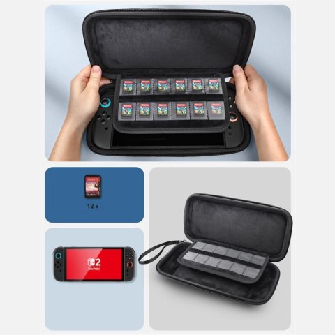 Etui Supcase Carrying Mini na Nintendo Switch 2 - czarne