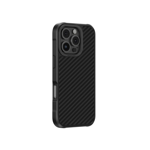 Etui pancerne AMAZINGTHING Titan Max Case z włóknami aramidowymi 1500D do iPhone 16 Pro - czarne