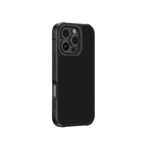 Etui pancerne AMAZINGTHING Titan Max Case z włóknami aramidowymi 600D do iPhone 16 Pro - czarne
