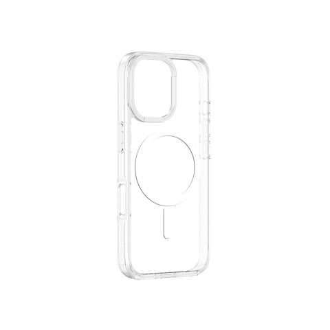 Etui silikonowe AMAZINGTHING Minimal Mag Case z pierścieniem magnetycznym do iPhone 16 Plus - przezroczyste