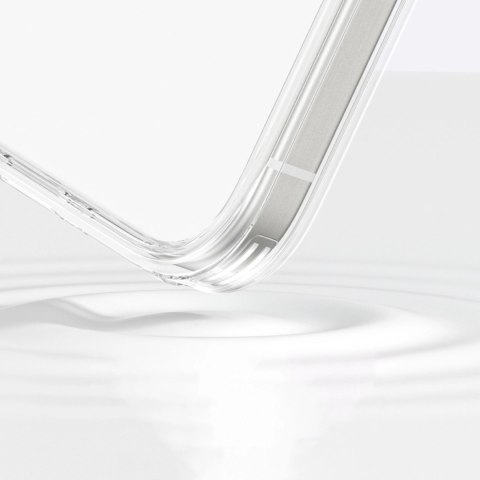 Etui silikonowe AMAZINGTHING Minimal Mag Case z pierścieniem magnetycznym do iPhone 16 Plus - przezroczyste