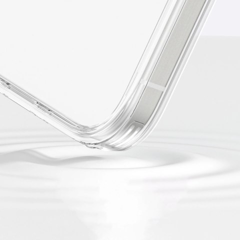 Etui silikonowe AMAZINGTHING Minimal Mag Case z pierścieniem magnetycznym do iPhone 16 Pro - przezroczyste