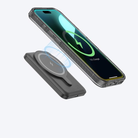 Etui silikonowe AMAZINGTHING Titan Pro Mag Case z pierścieniem magnetycznym do iPhone 16 Pro - czarne