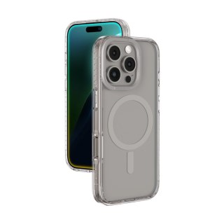 Etui silikonowe AMAZINGTHING Titan Pro Mag Case z pierścieniem magnetycznym do iPhone 16 Pro - szare