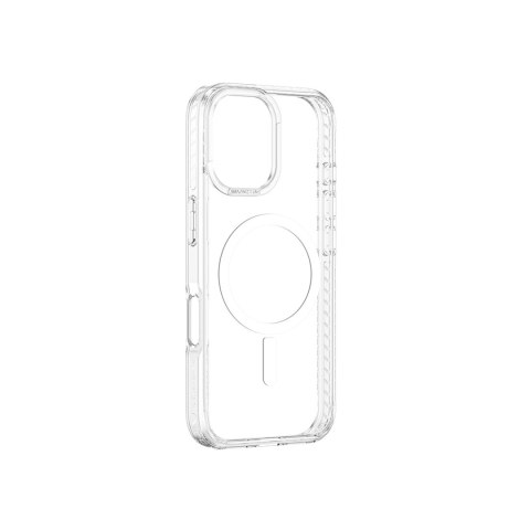 Etui silikonowe AMAZINGTHING Titan Pro Mag Case z pierścieniem magnetycznym do iPhone 16 - przezroczyste
