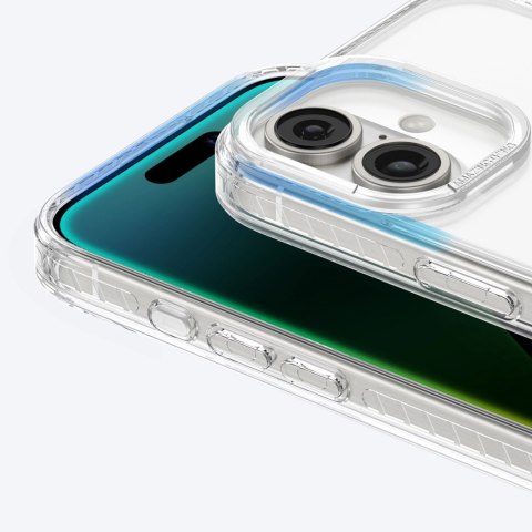 Etui silikonowe AMAZINGTHING Titan Pro Mag Case z pierścieniem magnetycznym do iPhone 16 - przezroczyste