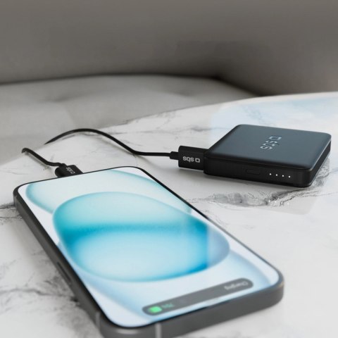 Powerbank SBS NanoTube 5000 mAh High-Density - czarny