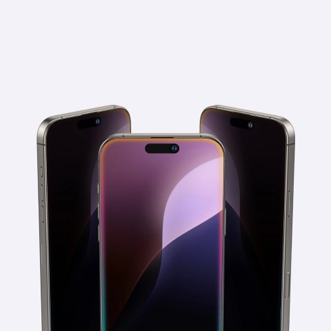 Szkło hartowane AMAZINGTHING Titan Privacy Glass prywatyzujące do iPhone 16