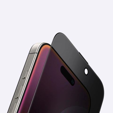 Szkło hartowane AMAZINGTHING Titan Privacy Glass prywatyzujące do iPhone 16