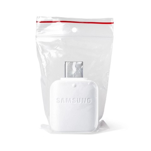 Adapter OTG Samsung EE-UN930 USB-A do USB-C (Bulk - opakowanie zastępcze) - biały