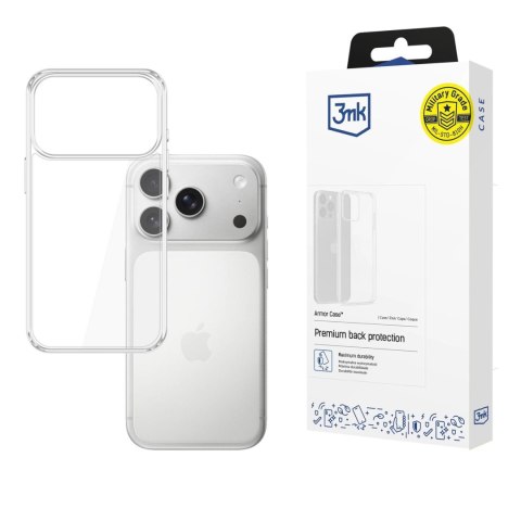 Etui 3mk Armor Case na Apple iPhone 17 Pro - przezroczyste