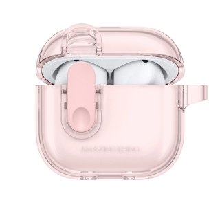 Etui AMAZINGTHING Minimal Case do AirPods 4 - różowe