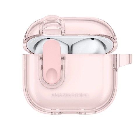 Etui AMAZINGTHING Minimal Case do AirPods 4 - różowe