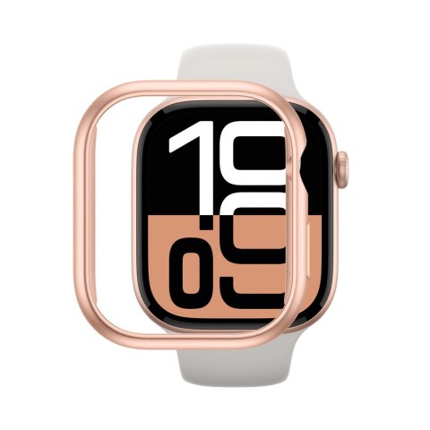 Etui AMAZINGTHING Minimal Case do Apple Watch 46mm - różowe złoto