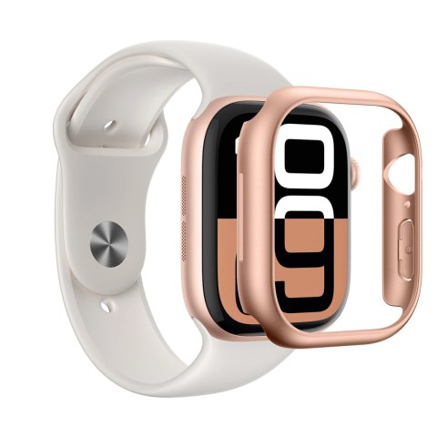Etui AMAZINGTHING Minimal Case do Apple Watch 46mm - różowe złoto