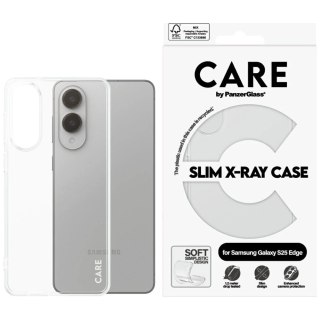 Etui CARE by PanzerGlass Fashion X-Ray na Samsung Galaxy S25 Edge - przezroczyste