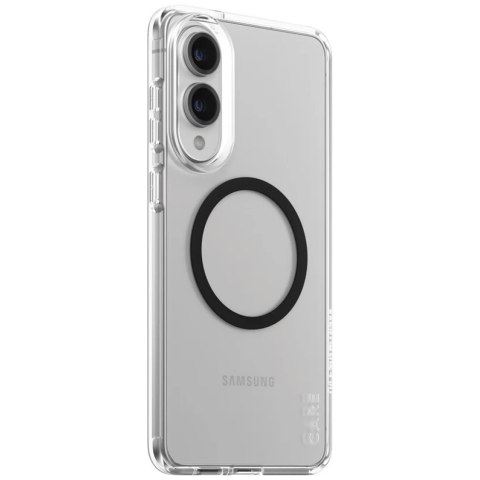 Etui CARE by PanzerGlass Flagship Urban Combat Black QI na Samsung Galaxy S25 Edge - przezroczyste