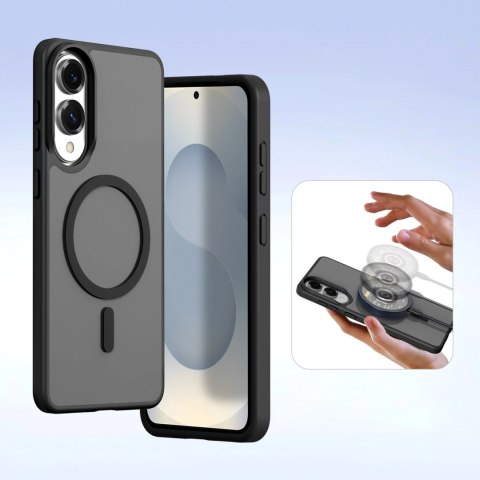 Etui Dux Ducis Lawa z MagSafe na Samsung Galaxy S25 Edge - czarne