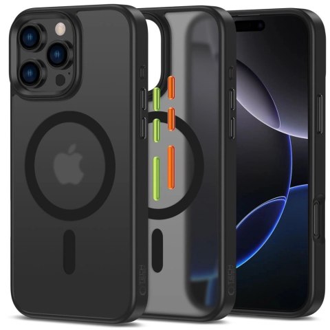 Etui Etui Tech-Protect MagMat Magsafe 3-set na iPhone 16 Pro Max - czarny mat