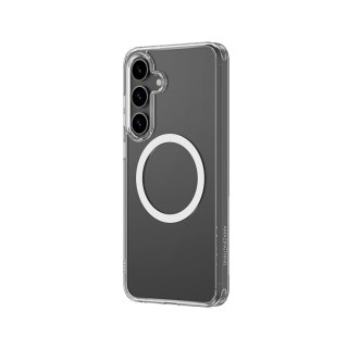 Etui silikonowe AMAZINGTHING Minimal Mag Case z pierścieniem magnetycznym do Samsung Galaxy S25+ - przezroczyste