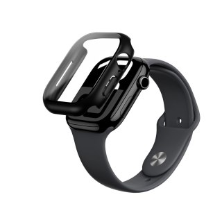 Etui ze szkłem hartowanym AMAZINGTHING Radix Glass do Apple Watch 46mm - czarne