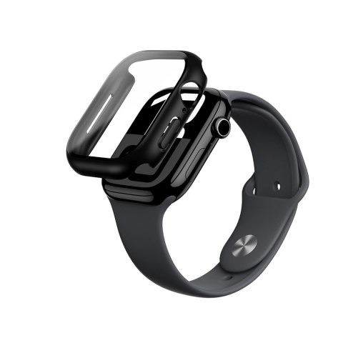 Etui ze szkłem hartowanym AMAZINGTHING Radix Glass do Apple Watch 46mm - czarne