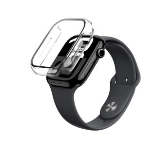 Etui ze szkłem hartowanym AMAZINGTHING Radix Glass do Apple Watch 46mm - przezroczyste