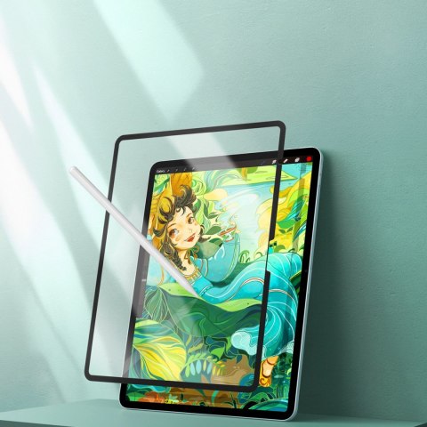 Folia ochronna Dux Ducis Naad Paperlike matowa na iPad Air 11" (2024/2025) - z czarną ramką