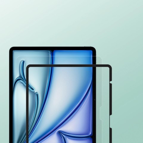 Folia ochronna Dux Ducis Naad Paperlike matowa na iPad Air 13" (2024/2025) - z czarną ramką