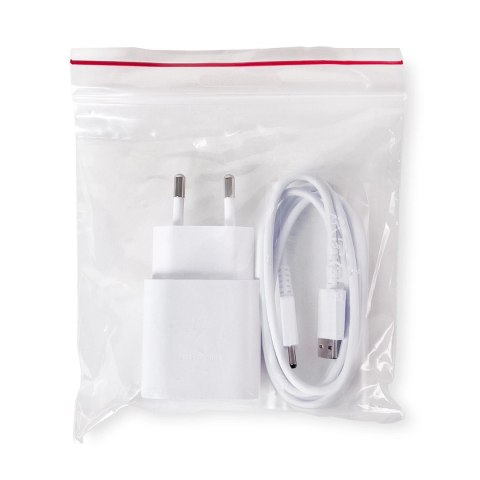 Ładowarka sieciowa Samsung EP-TA50EWE 8W USB-A z kablem microUSB ECB-DU4AWE (Bulk - opakowanie zastępcze) - biała
