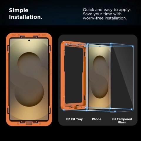 Szkło hartowane Tech-Protect Quick Set+ na Samsung Galaxy S25 Ultra - przezroczyste