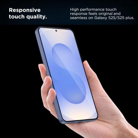 Szkło hartowane Tech-Protect Quick Set+ na Samsung Galaxy S25+ - przezroczyste