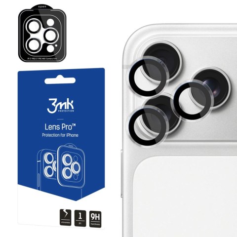 Szkło na obiektyw aparatu 3mk Lens Protection Pro do Apple iPhone 17 Pro /17 Pro Max - przezroczyste