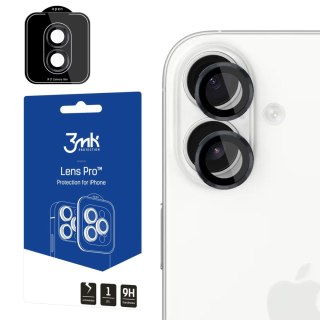 Szkło na obiektyw aparatu 3mk Lens Protection Pro do iPhone 17 - czarne